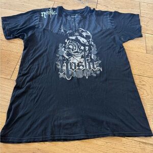 Nostic Skeleton Black Graphic T-Shirt‎ Men’s Sz XL